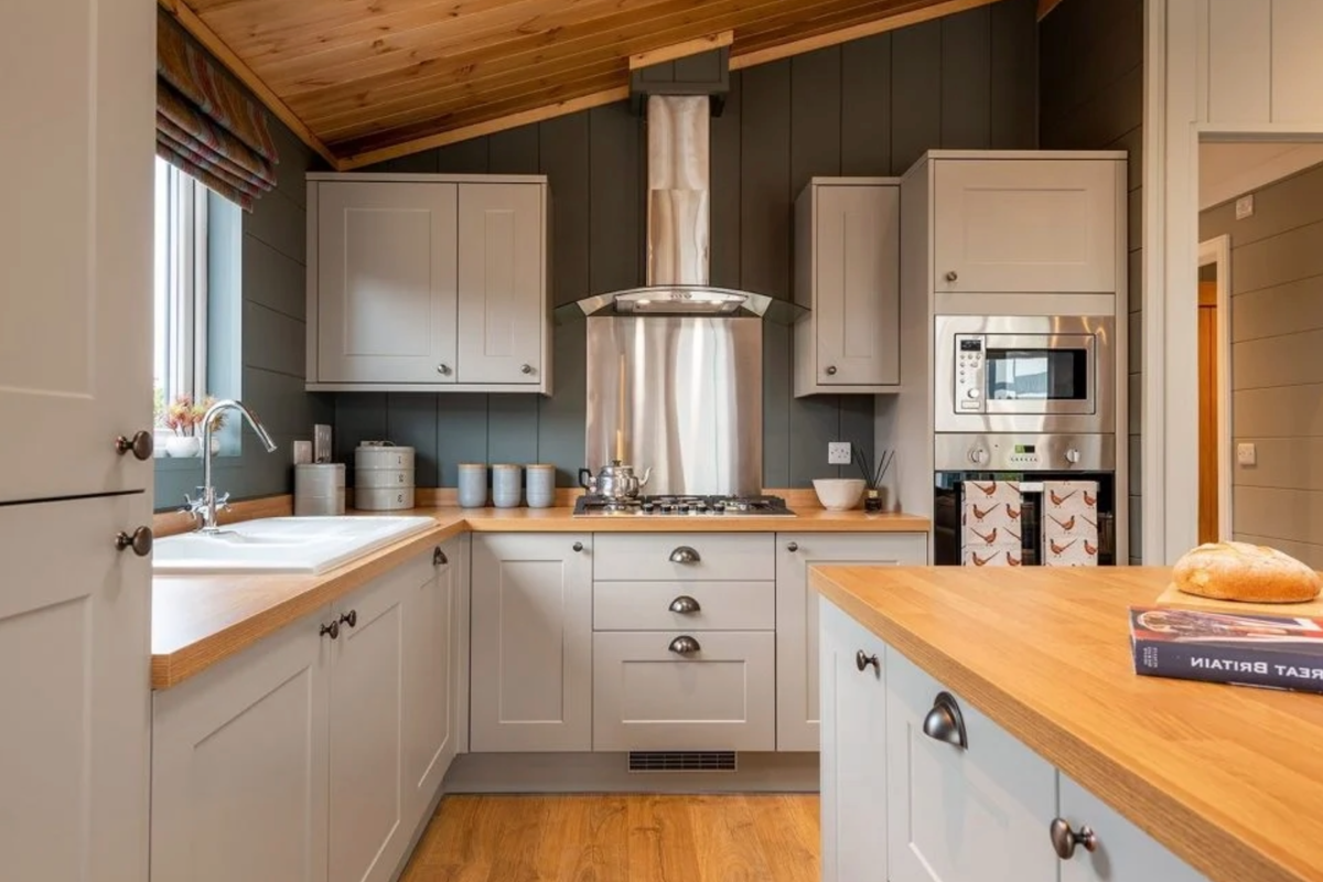 Prestige Foresters, kitchen at Brokerswood