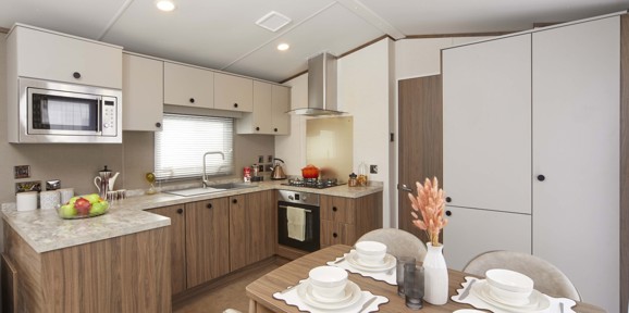 Carnaby Carrington, kitchen at Crugan