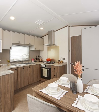 Carnaby Carrington, kitchen at Crugan