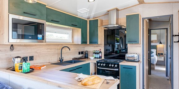  ABI St David, kitchen at Praa Sands