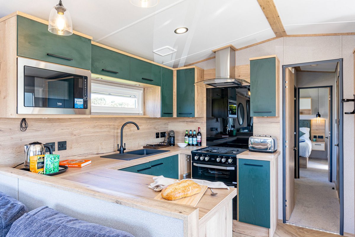  ABI St David, kitchen at Praa Sands