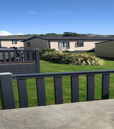 Carnaby Helmsley, view onto units at Praa Sands
