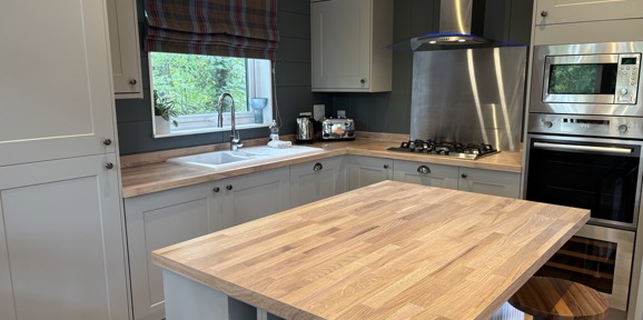 Prestige Foresters, kitchen at Brokerswood
