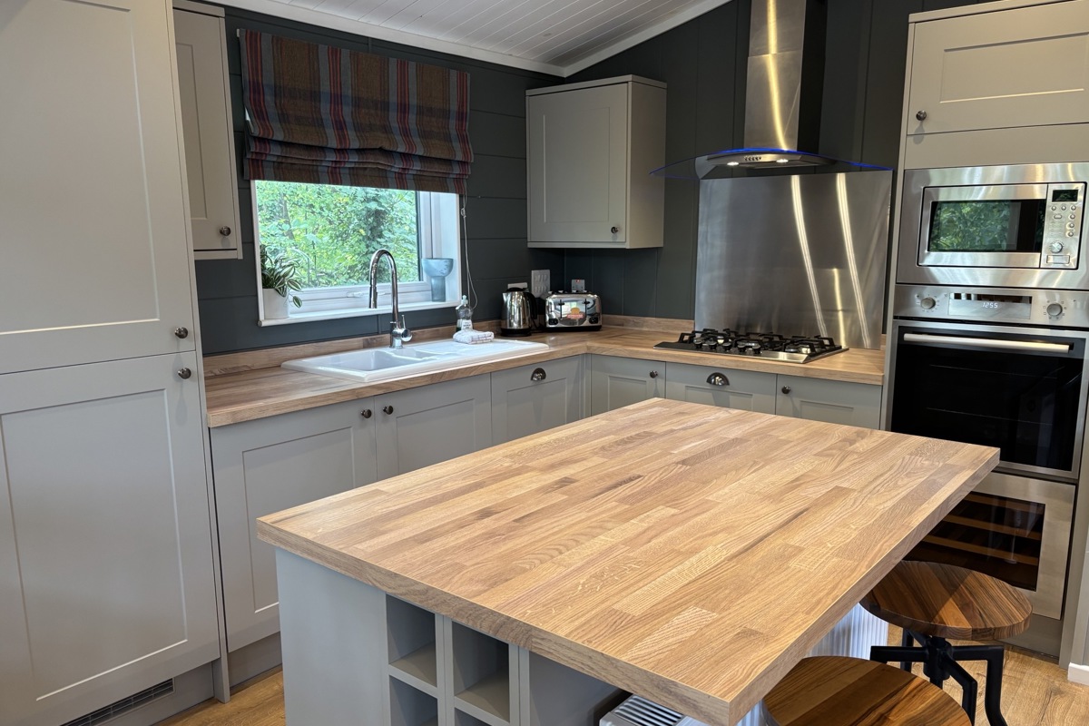 Prestige Foresters, kitchen at Brokerswood