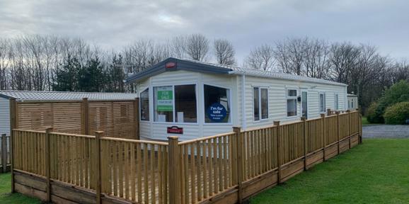Carnaby Oakdale exterior view sat on the plot at Dartmoor view 