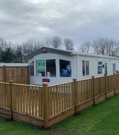Carnaby Oakdale exterior view sat on the plot at Dartmoor view 