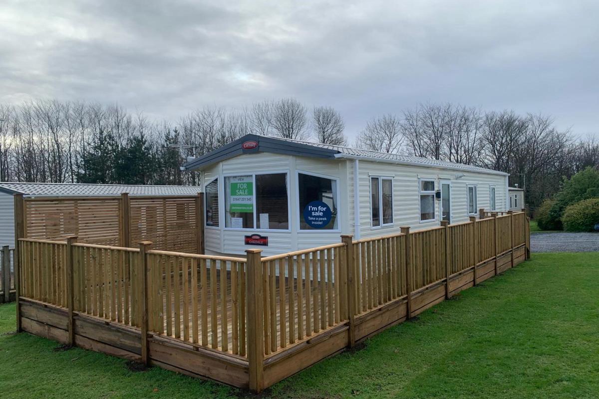 Carnaby Oakdale exterior view sat on the plot at Dartmoor view 