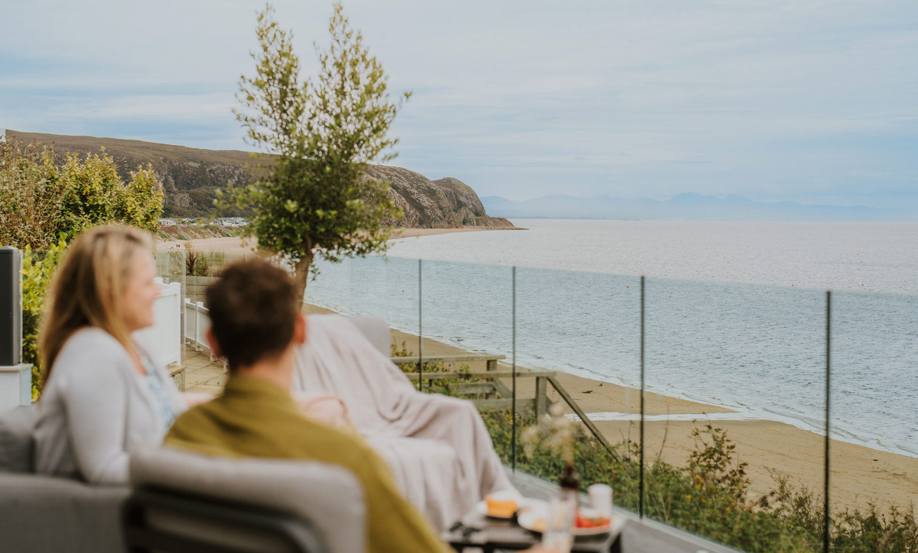 The Warren Couple Looking At The Sea View