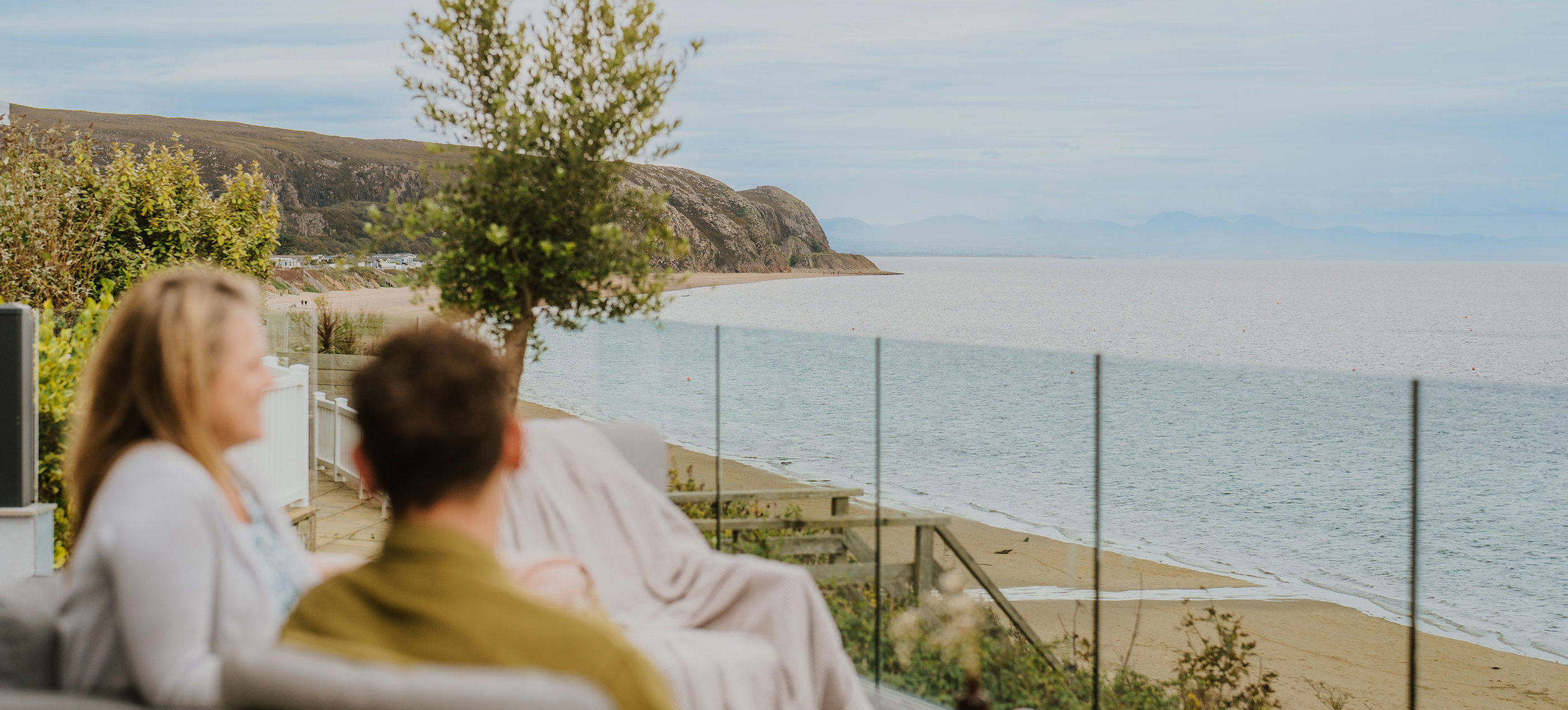 The Warren Couple Looking At The Sea View