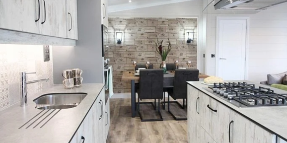 Omar Boutique, kitchen at Delamere