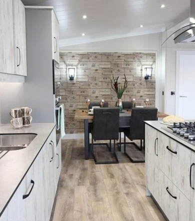 Omar Boutique, kitchen at Delamere