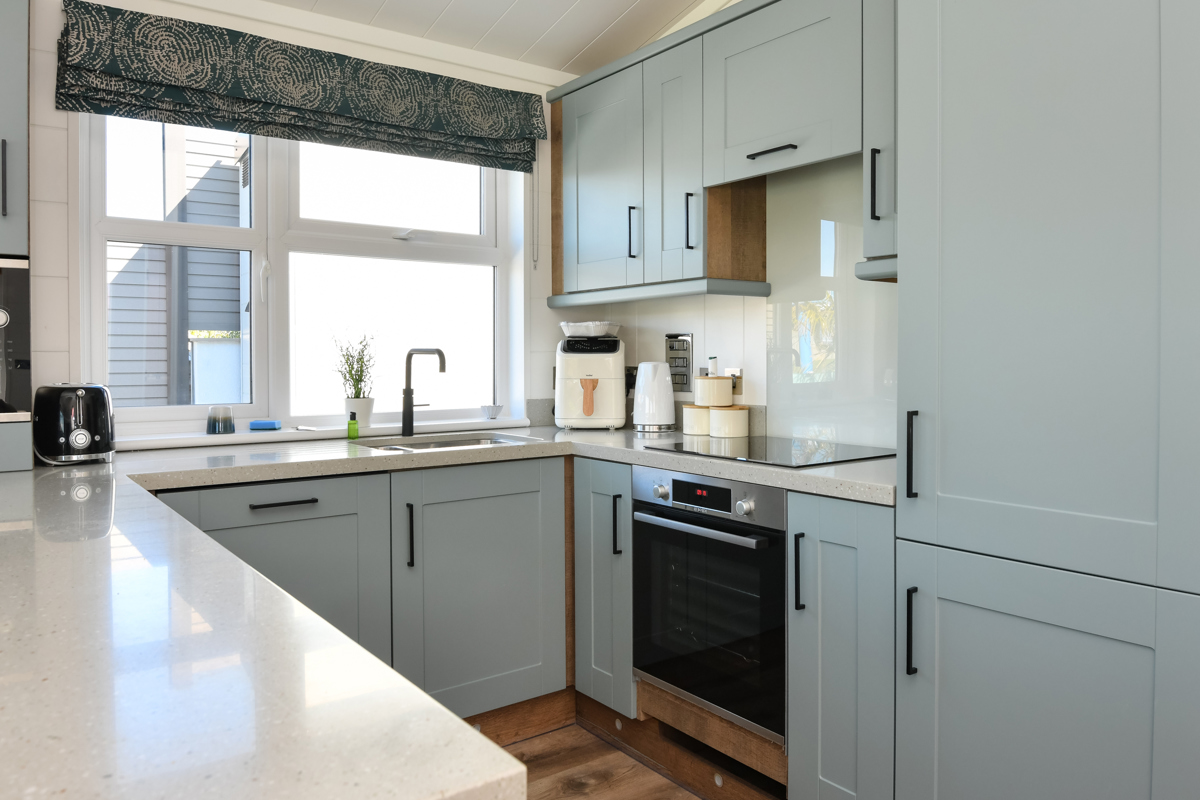 Wessex Dune, kitchen at The Warren