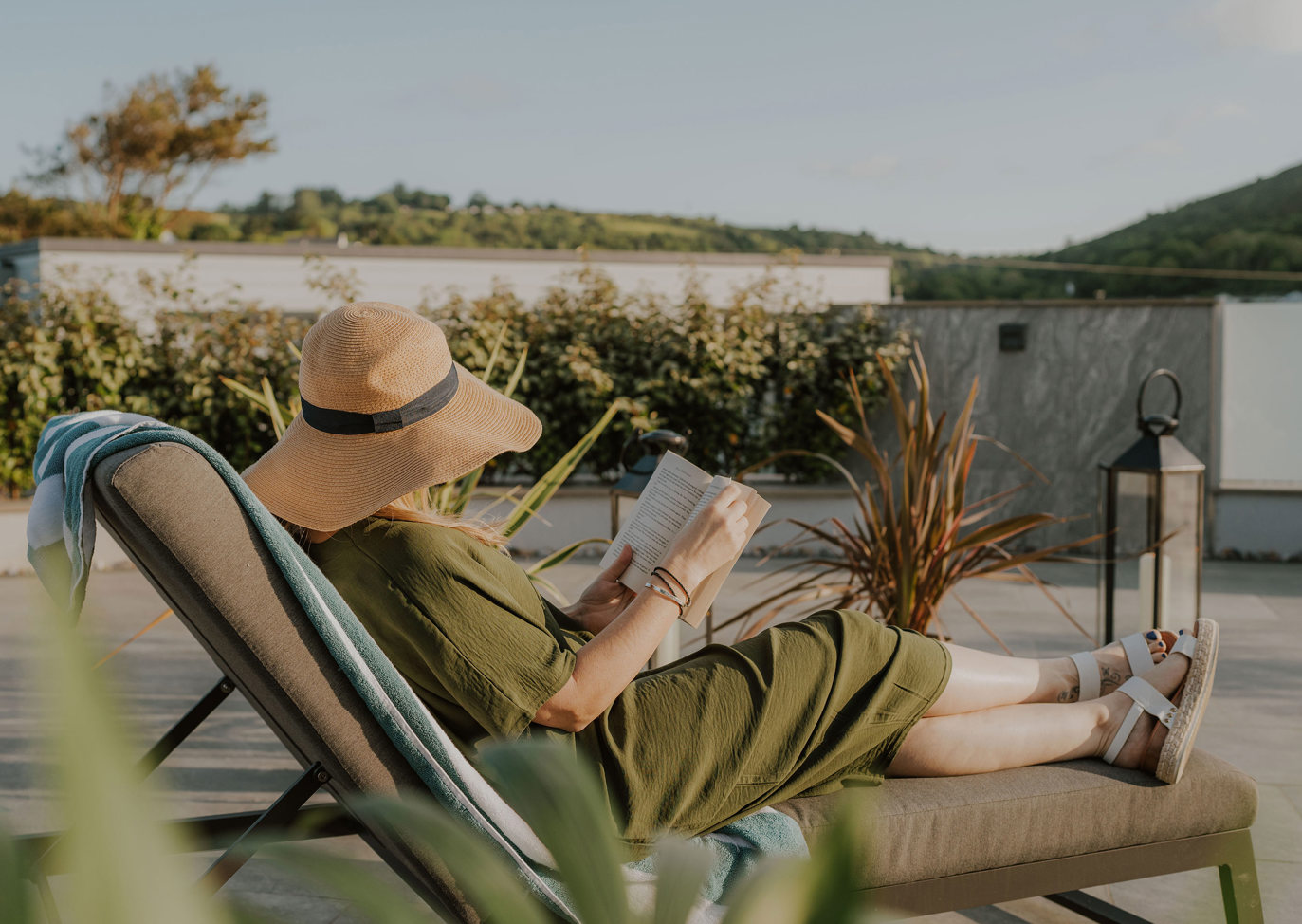 The Warren Lady Chilling In The Sunshine
