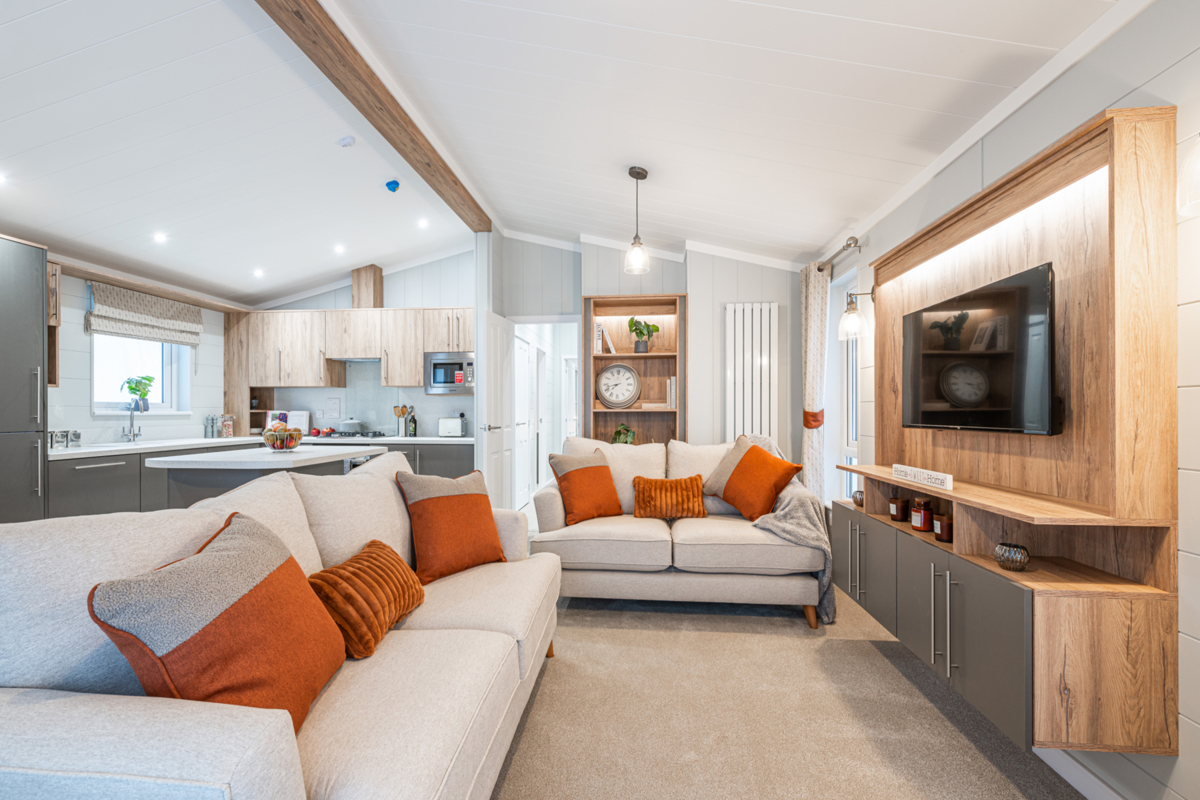 Omar Westfield, living room at Talyfan