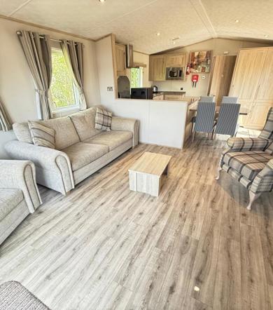 Carnaby Helmsley Lodge, living area at Finlake