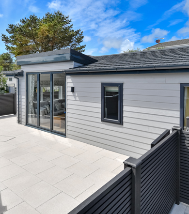 The Warren, Oakgrove Shearwater, exterior with patio doors