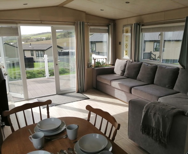 ABI Beachcomber, patio doors at Praa Sands