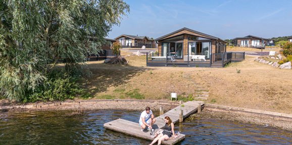 Delamere Couple On The Pontoon