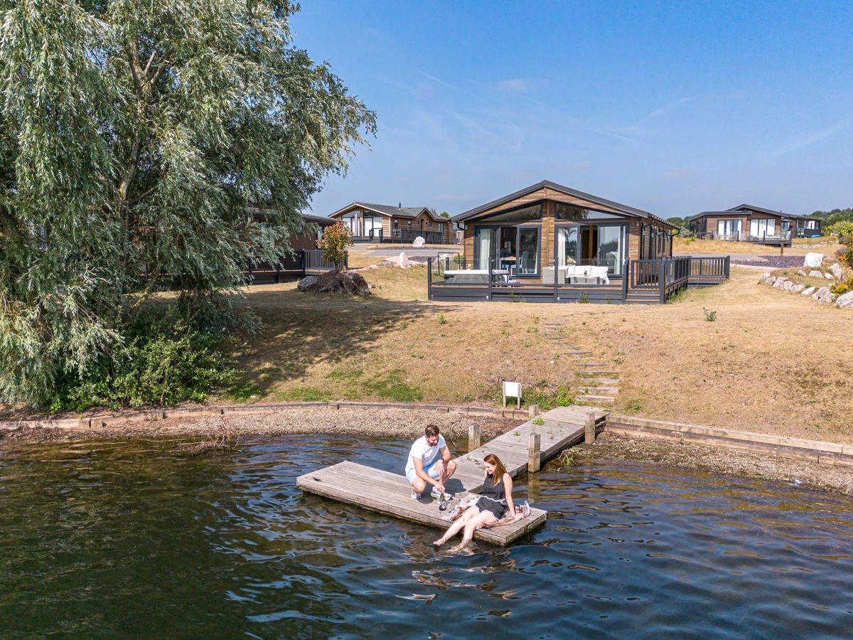Delamere Couple On The Pontoon