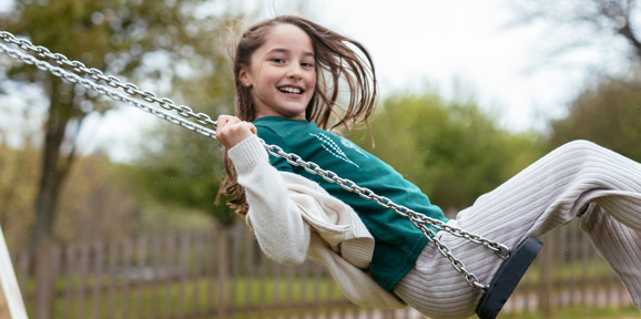 Devon Hills Overview Girl On Swing