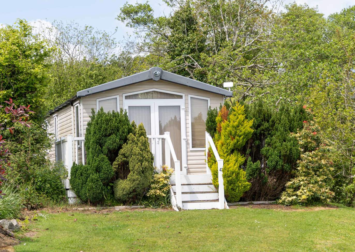 Crugan Caravans Nestled In The Trees