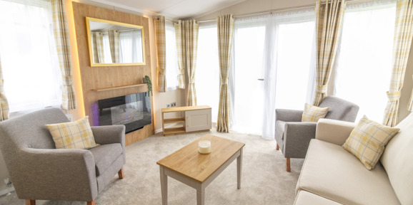 Sunseeker Spirit, living room at Dartmoor View