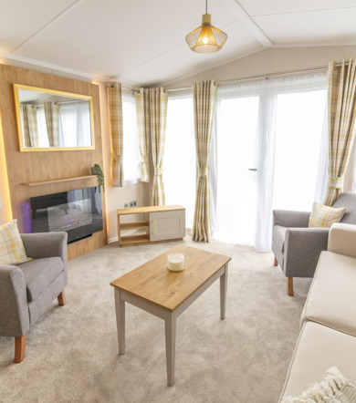 Sunseeker Spirit, living room at Dartmoor View