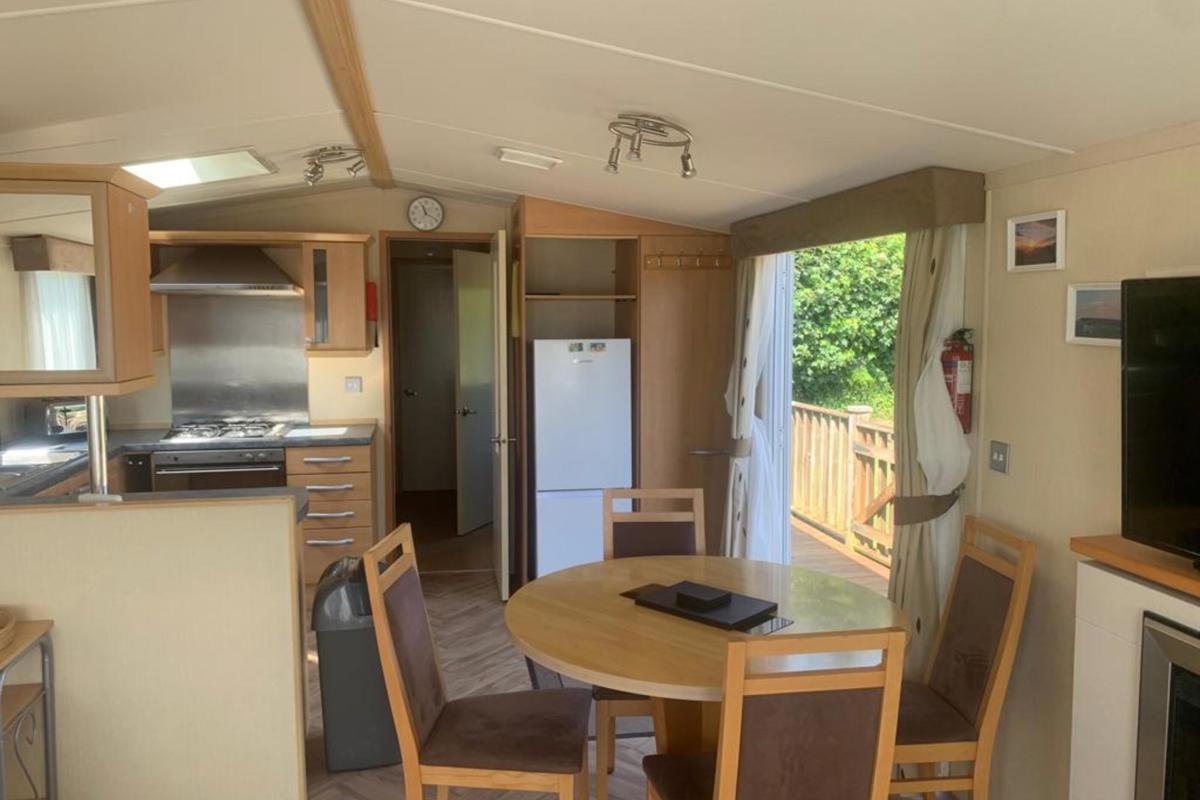 Swift Chamonix, dining and kitchen area at Dartmoor