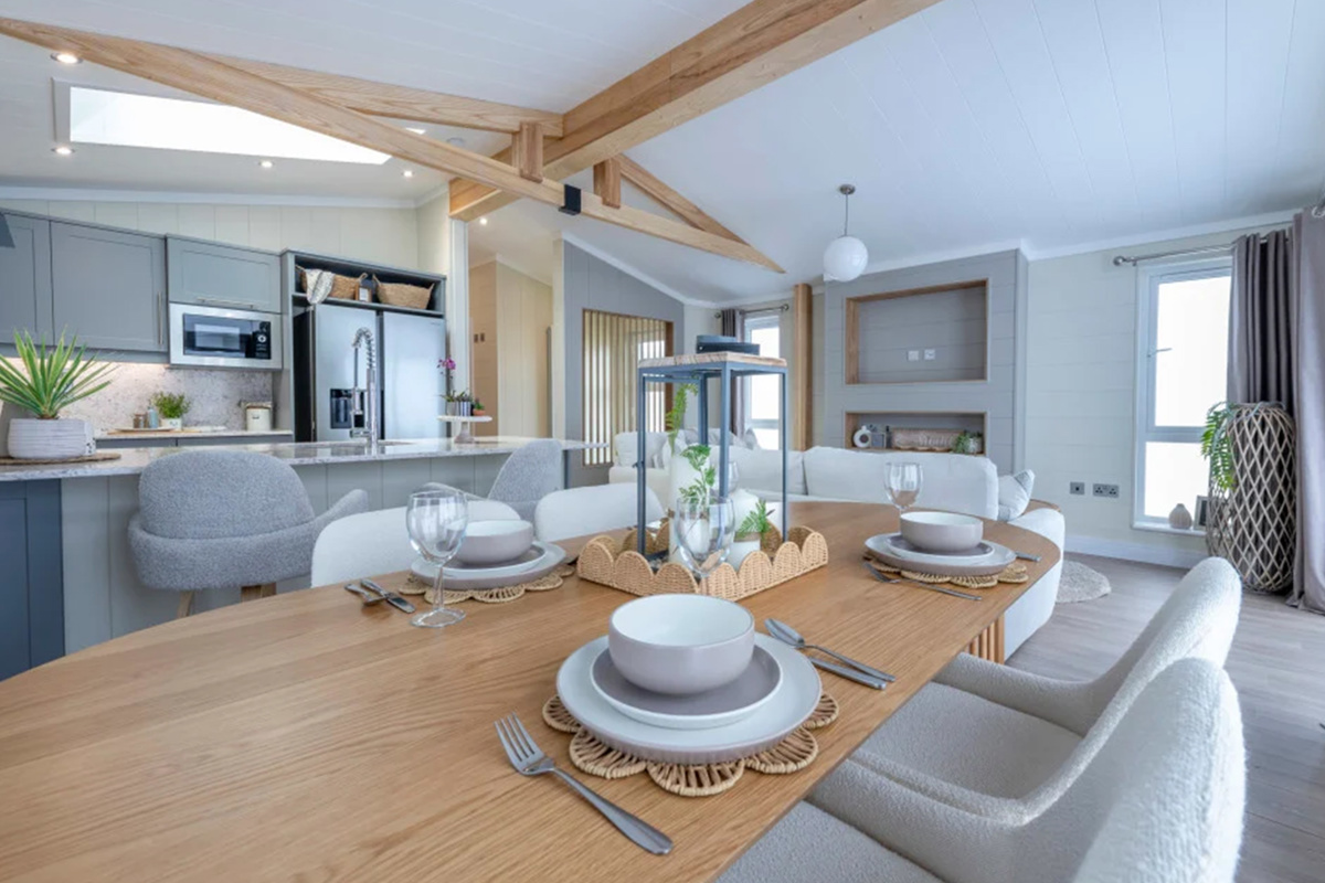 Wessex Contemporary dining table at The Warren