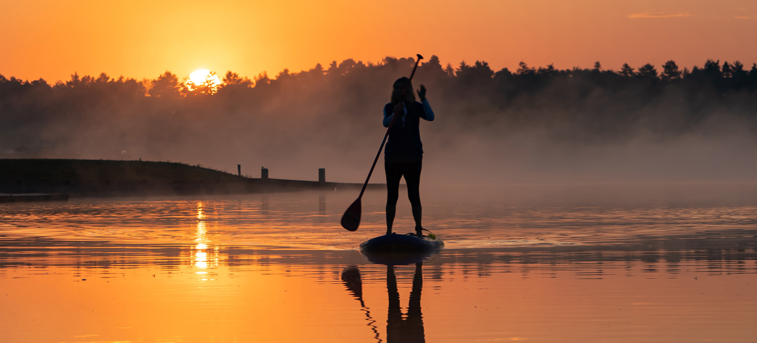 Delamere Sunset Paddleboarding