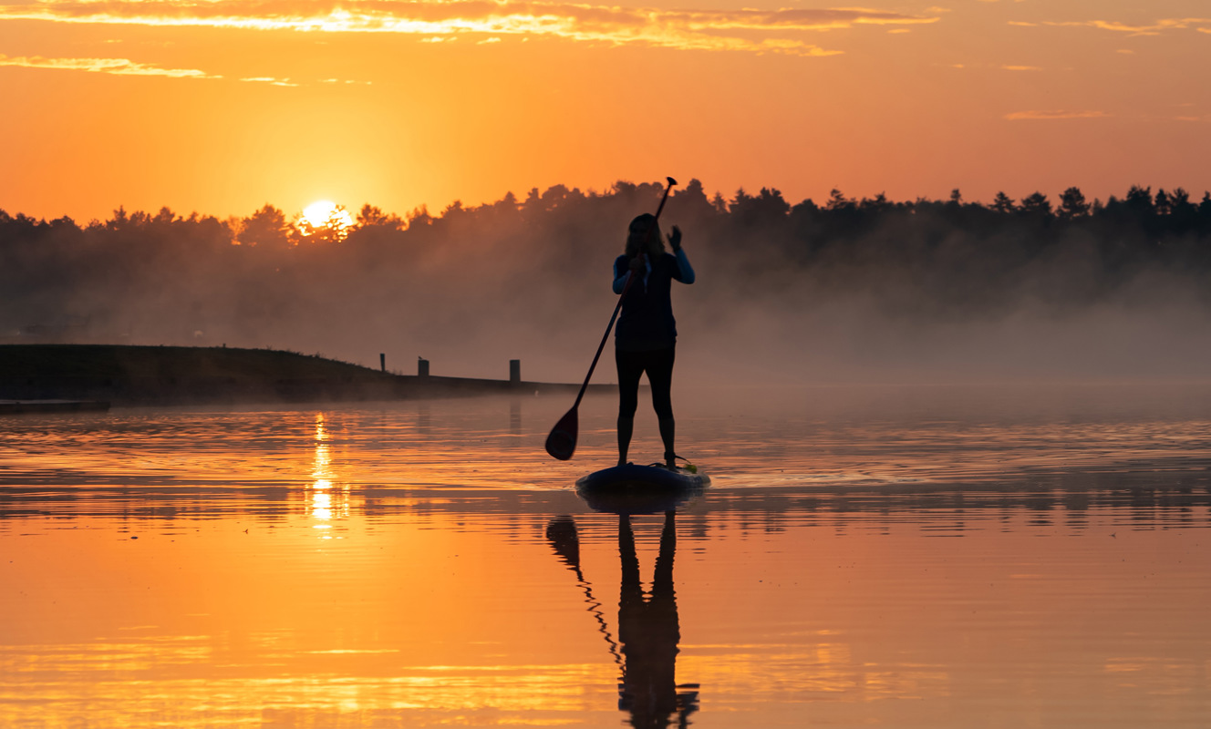 Delamere Sunset Paddleboarding