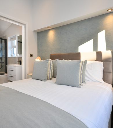 Oakgrove Osprey, master bedroom into ensuite at The Warren