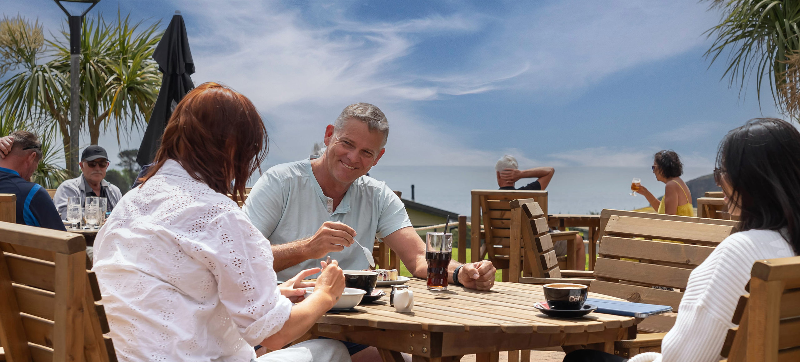 Praa Sands Food And Drinks With A Sea View