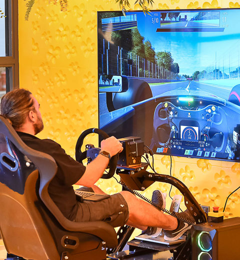 The Warren Man On The Gaming Centre