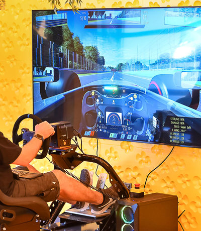 The Warren Man On The Gaming Centre