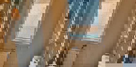 Carnaby Casablanca, bathroom window at Dartmoor View