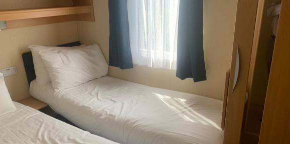 Swift Chamonix, twin beds at Dartmoor