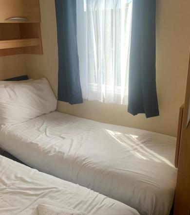 Swift Chamonix, twin beds at Dartmoor