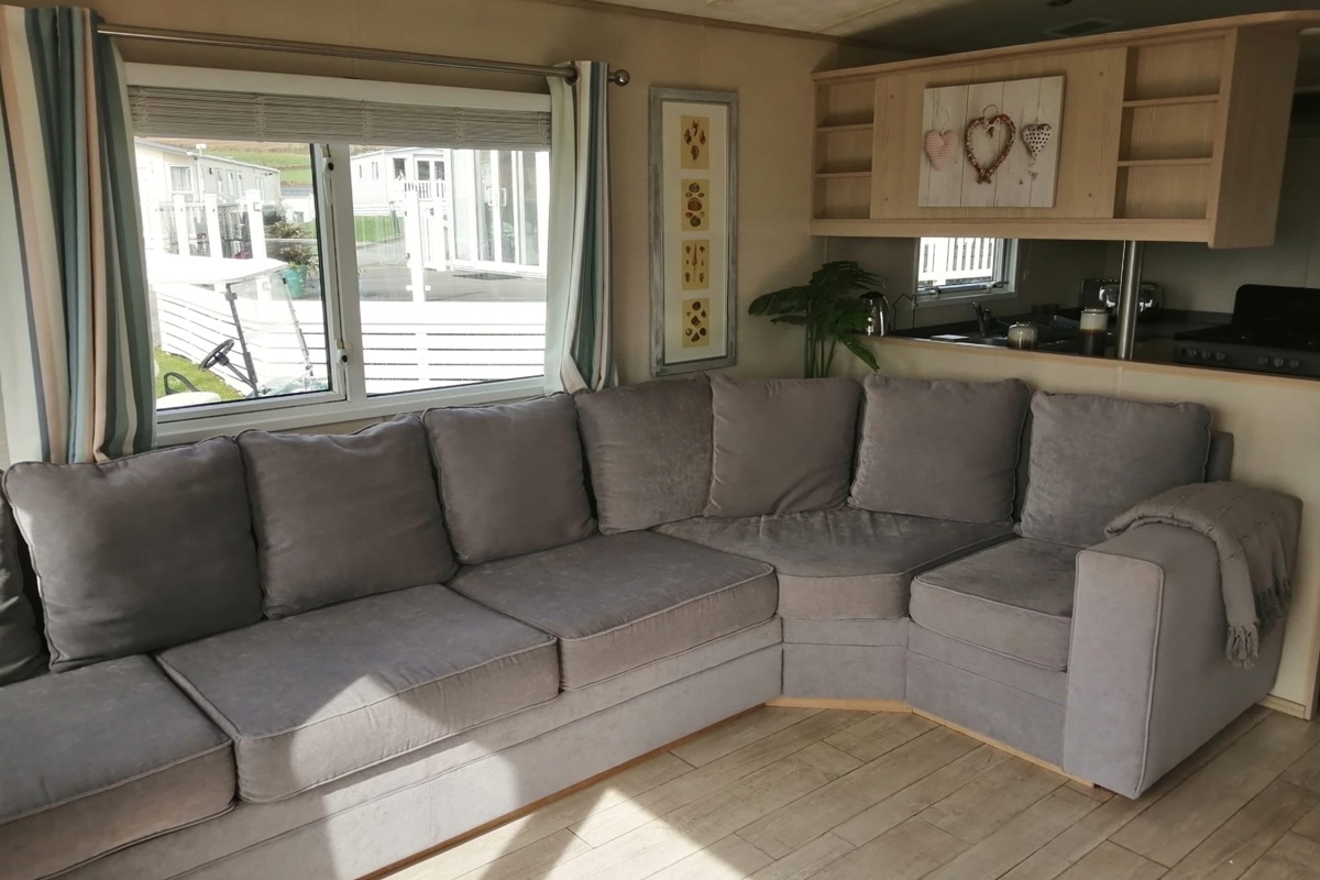 ABI Beachcomber, sofa and window at Praa Sands