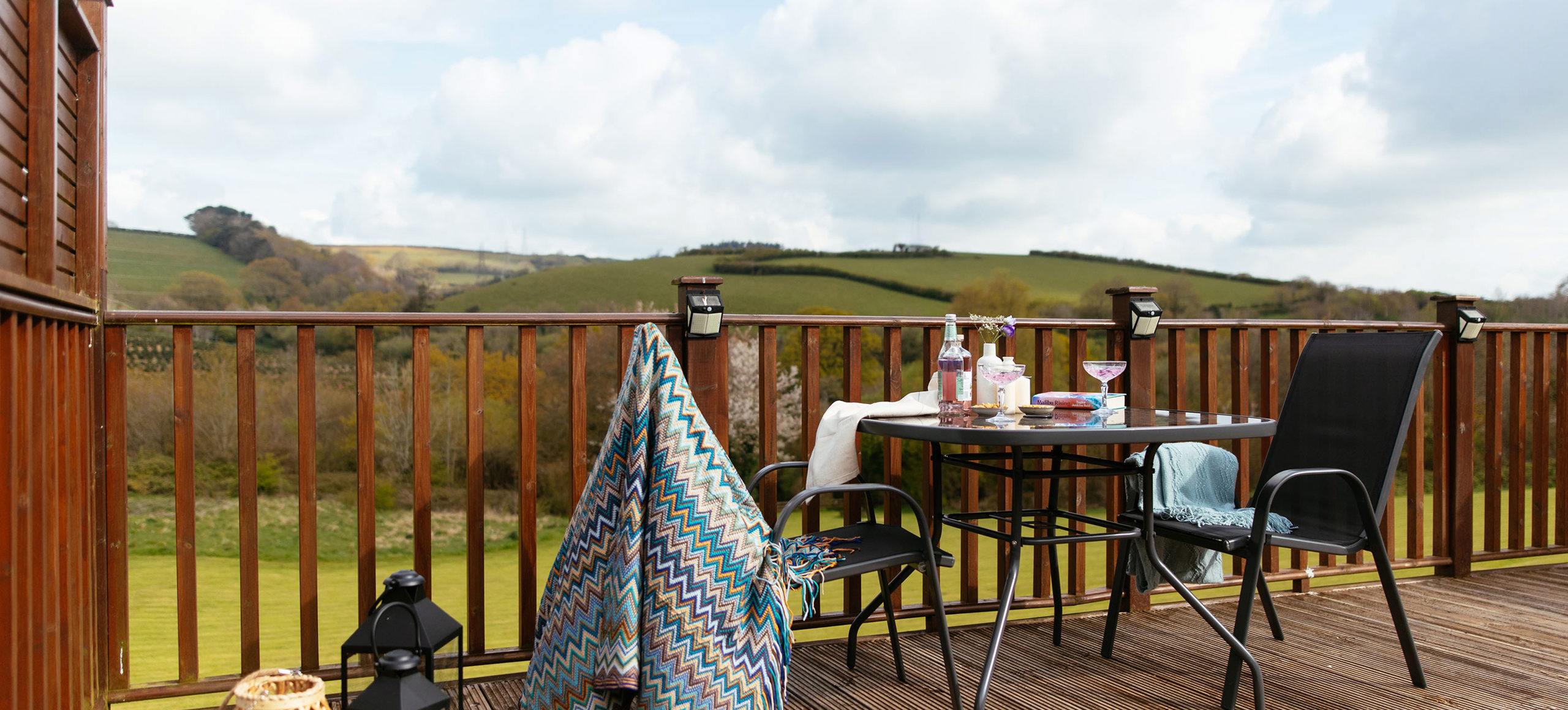 Devon Hills Overview Decking Overlookiing Hills