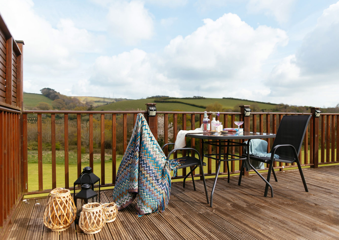 Devon Hills Overview Decking Overlookiing Hills