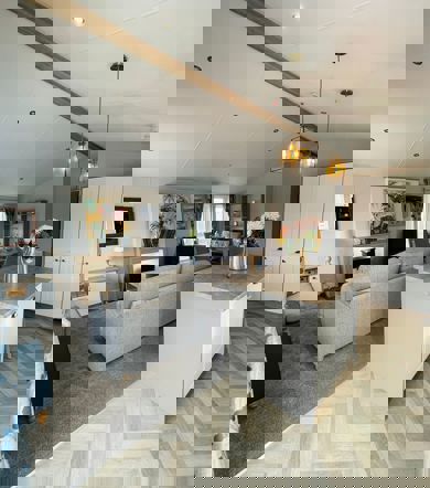 Willerby Pinehurst, sofa at Delamere