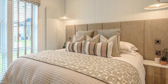 Prestige Aura, master bedroom at The Warren