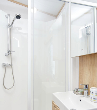 Carnaby Silverdale, shower room at Devon Hills