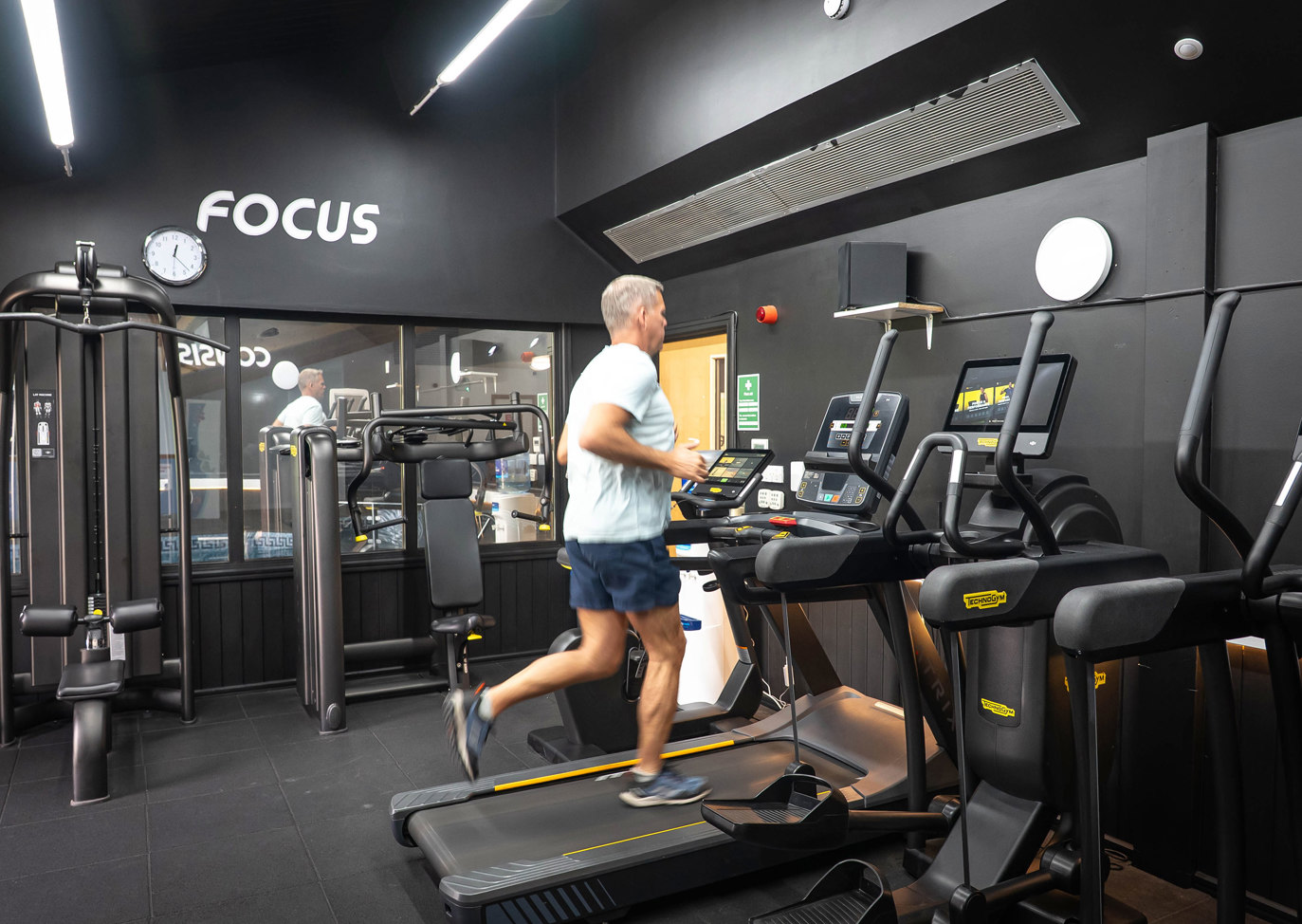 Praa Sands Overview Man On Gym Treadmil