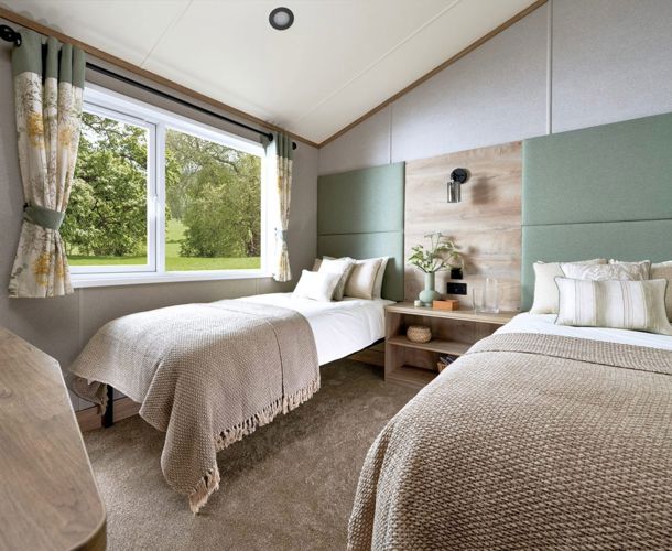 ABI Kielder Exclusive, Twin Bedroom at Finlake