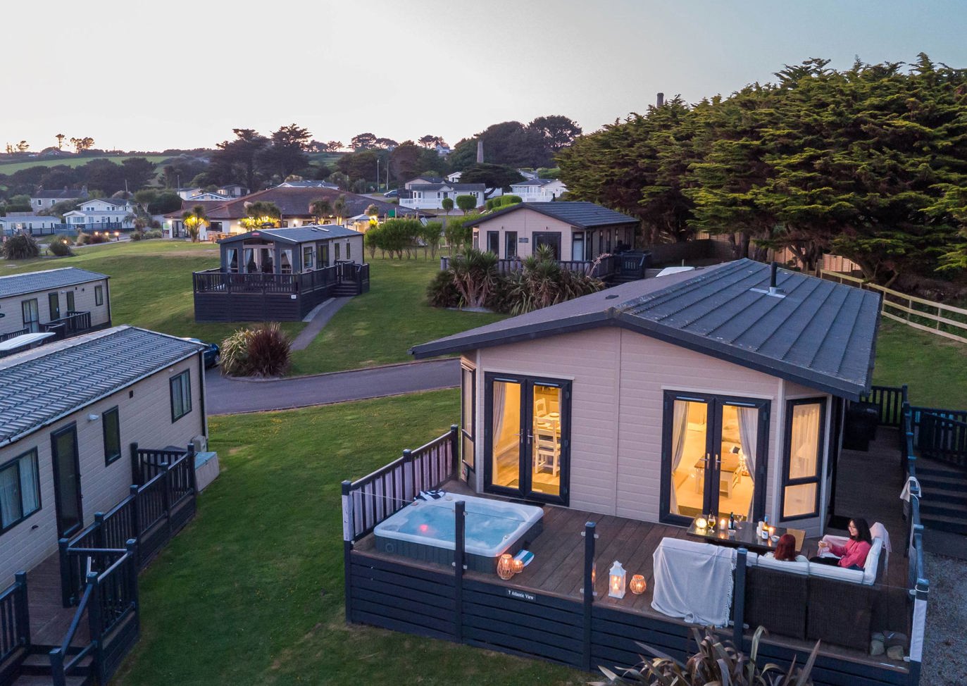 Praa Sands Navigator Lodge With Sunset Sky