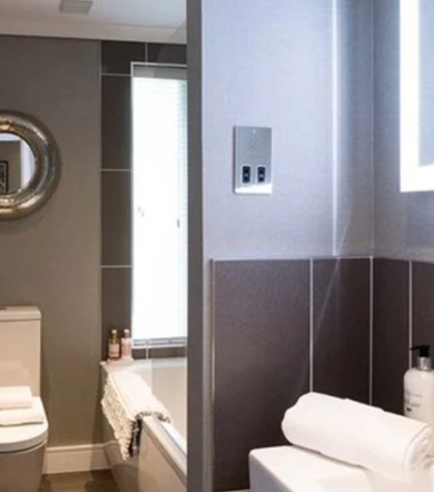 Prestige Bella Vista, bathroom at Delamere