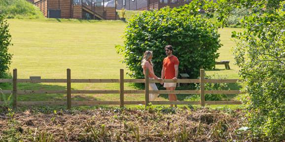 Devon Hills Couple By Lake