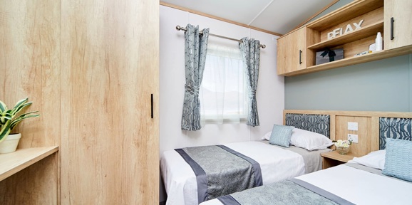 Carnaby Silverdale, twin bedroom at Finlake